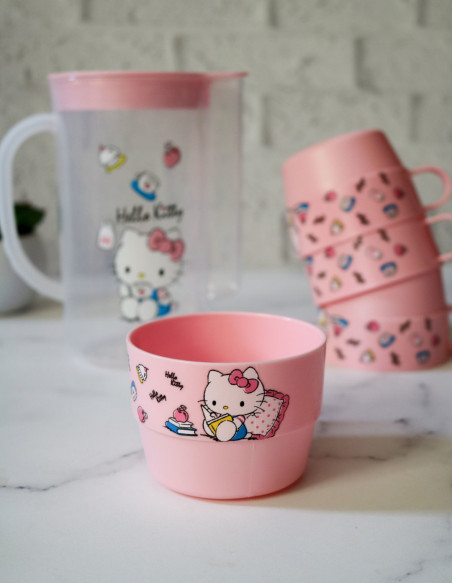 پارچ و لیوان پیک نیکی هلو کیتی