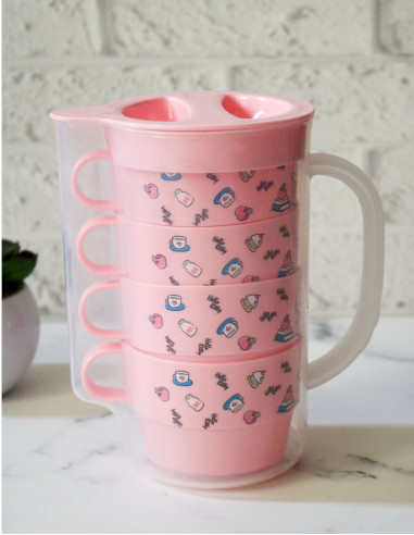 پارچ و لیوان پیک نیکی هلو کیتی